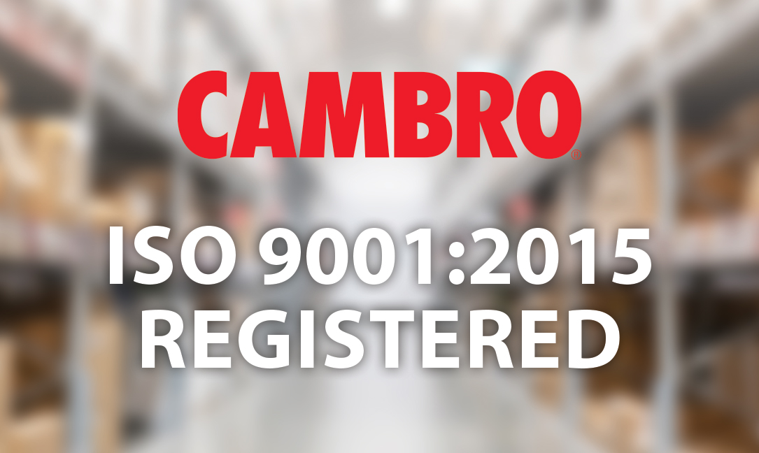 Cambro ISO 9001:2015 Certified