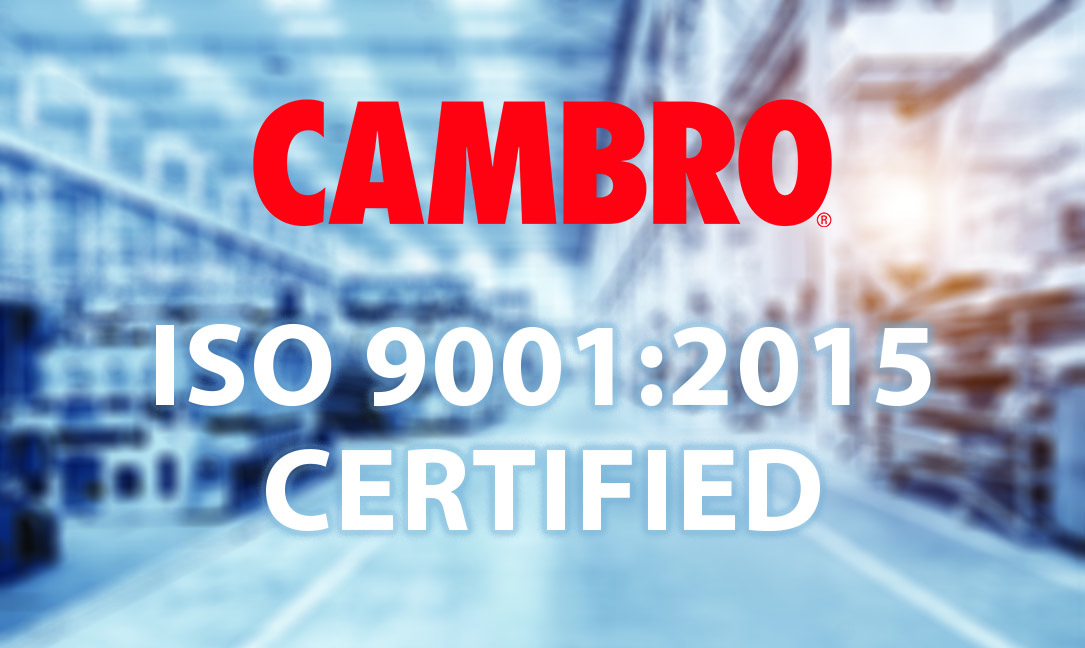 Cambro ISO 9001:2015 Certified